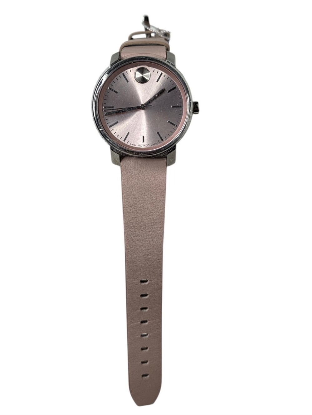 Movado Bold Access Pink Leather Strap Watch, 34mm - Picture 11 of 12
